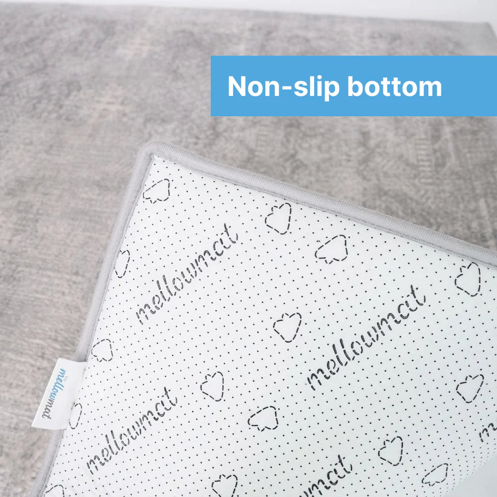 The Mellow Mat v2® Designer Print | Silver Mist (Soft Touch Sensory Tatami Rug) PR01