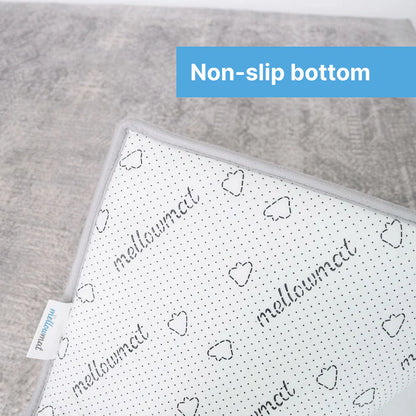 The Mellow Mat v2® Designer Print | Silver Mist (Soft Touch Sensory Tatami Rug) PR01