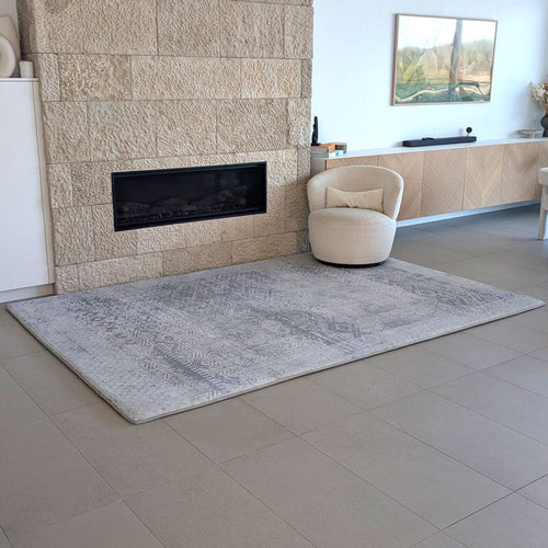The Mellow Mat v2® Designer Print | Silver Mist (Soft Touch Sensory Tatami Rug) PR01